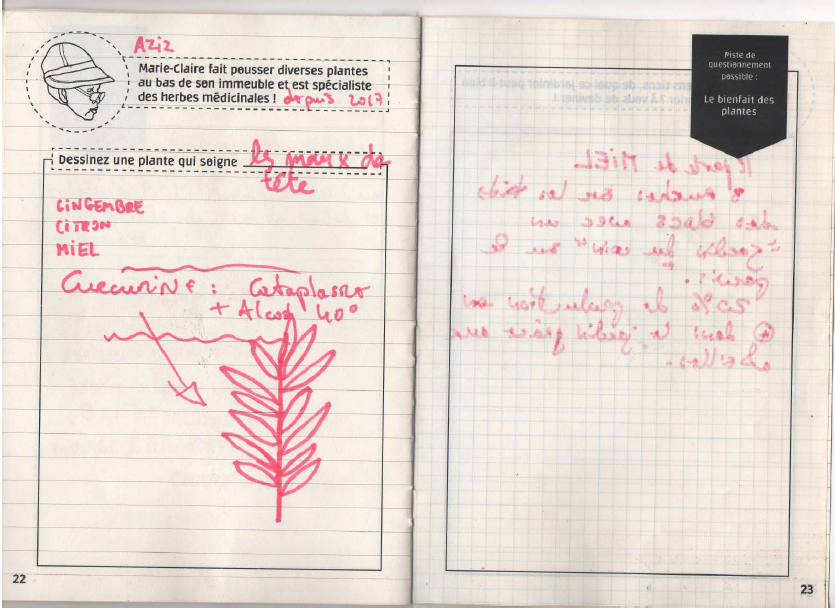 capture écran carnet 1 | 2020