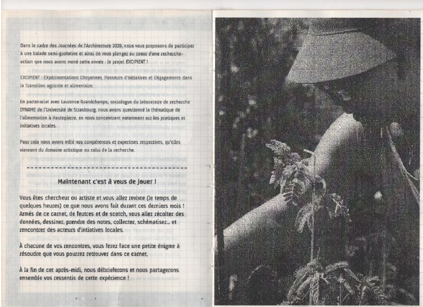 capture écran carnet escape game | 2020
conception : Marie-Elodie Savary et Pauline Desgrandchamp,
avec l'aide de Mathilde Barbey, Manon Kaupp, Zaïmo, Marie-Claire Nihm, Aziz Kouhous et Josephine Hassouna,